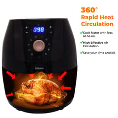 Balzano Airfryer  1700watt Black