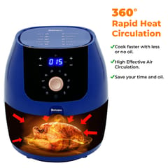 Balzano Airfryer 1700watt Blue