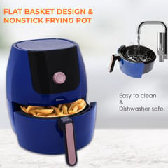 Balzano Airfryer 1700watt Blue