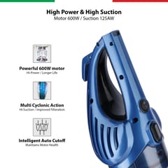 Balzano AeroVac 600watt Blue