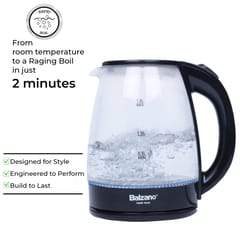 Balzano Glass Electric Kettle 1500W