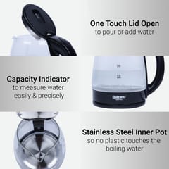 Balzano Glass Electric Kettle 1500W