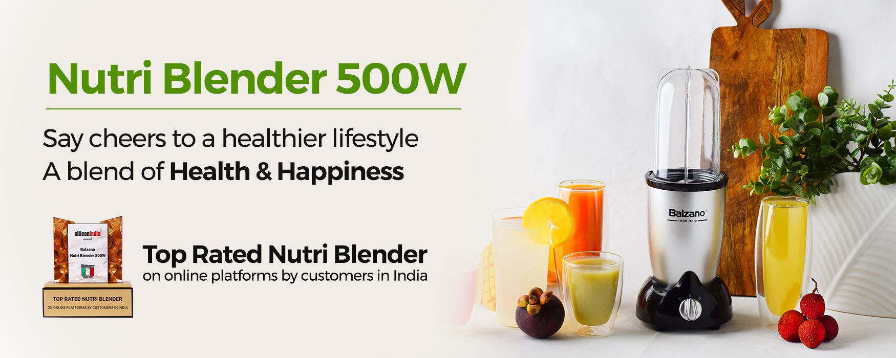 Unlock Healthy Living with Our Nutri Blender 500W | Balzano