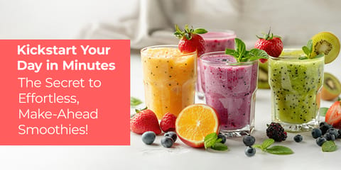 Healthy Smoothies for Busy Mornings: Make-Ahead Ideas with Portable Blenders